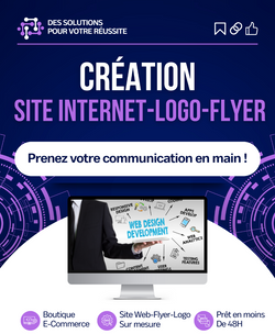 Création site internet - logo - flyer
